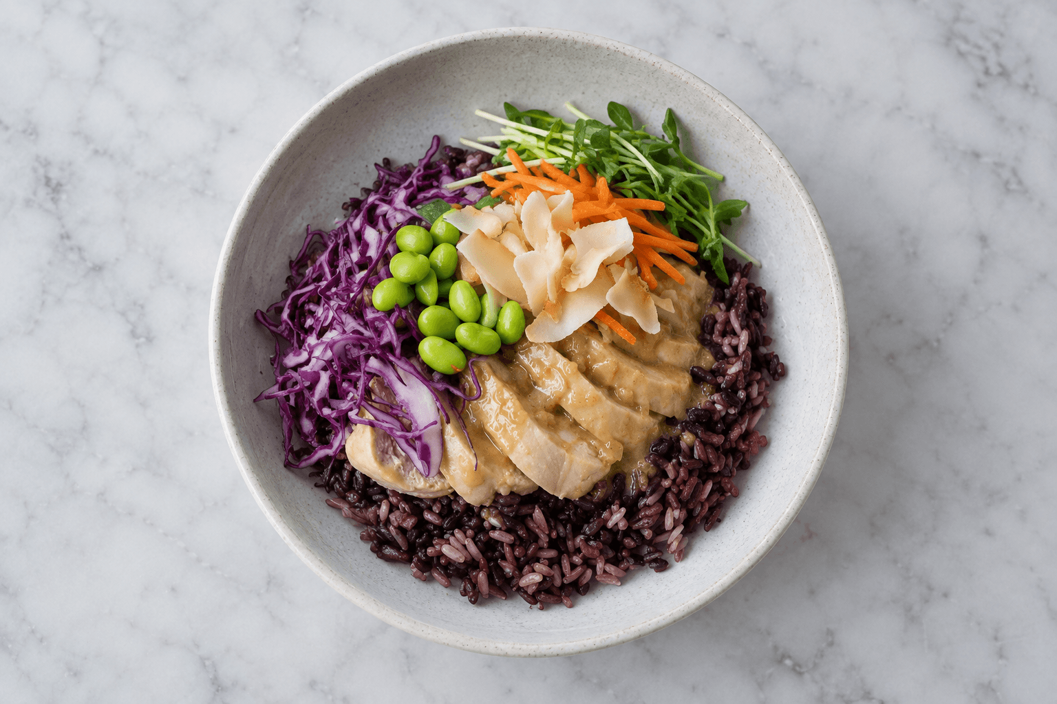 Zesty Green Curry Chicken Bowl 