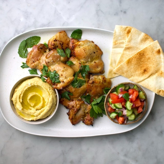 Lebanese style lemon chicken
