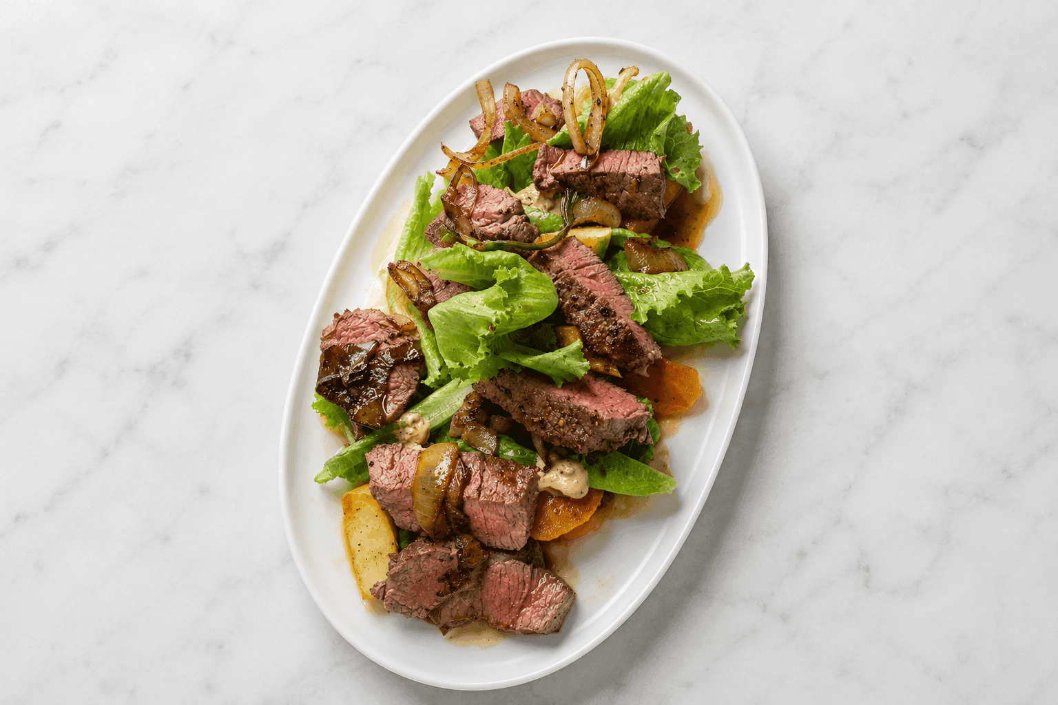 Minute Steak with Ceaser Salad recipe preview