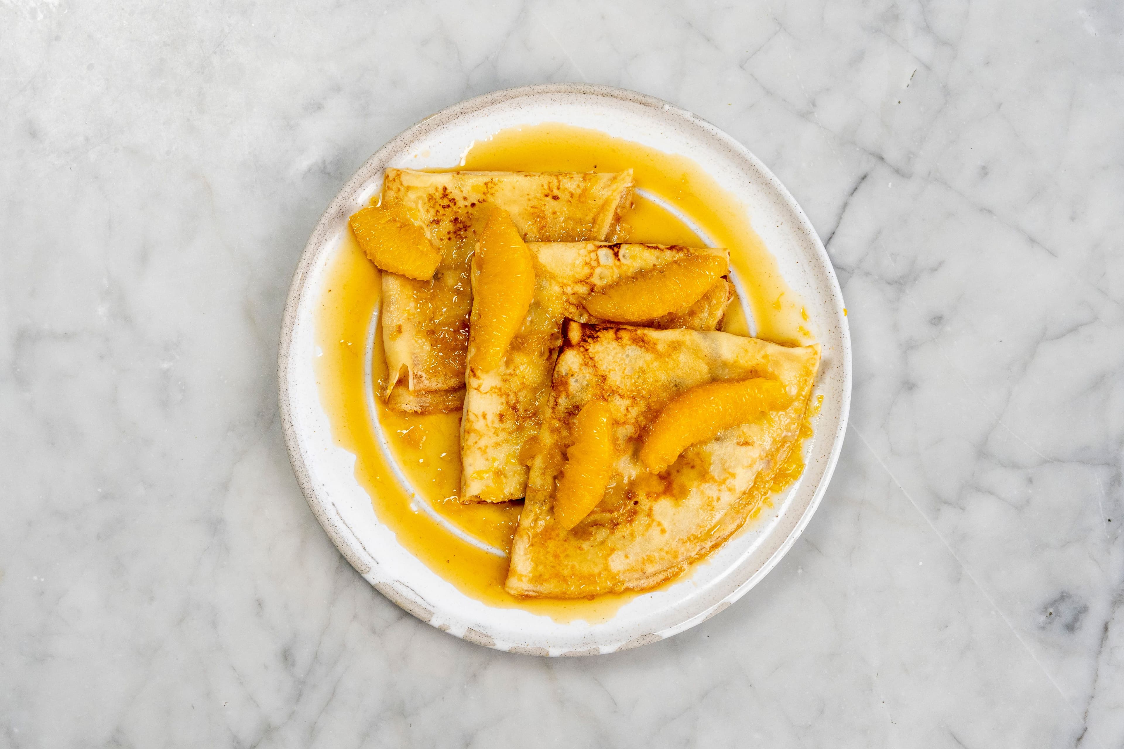 Crêpes Suzette with Flambe