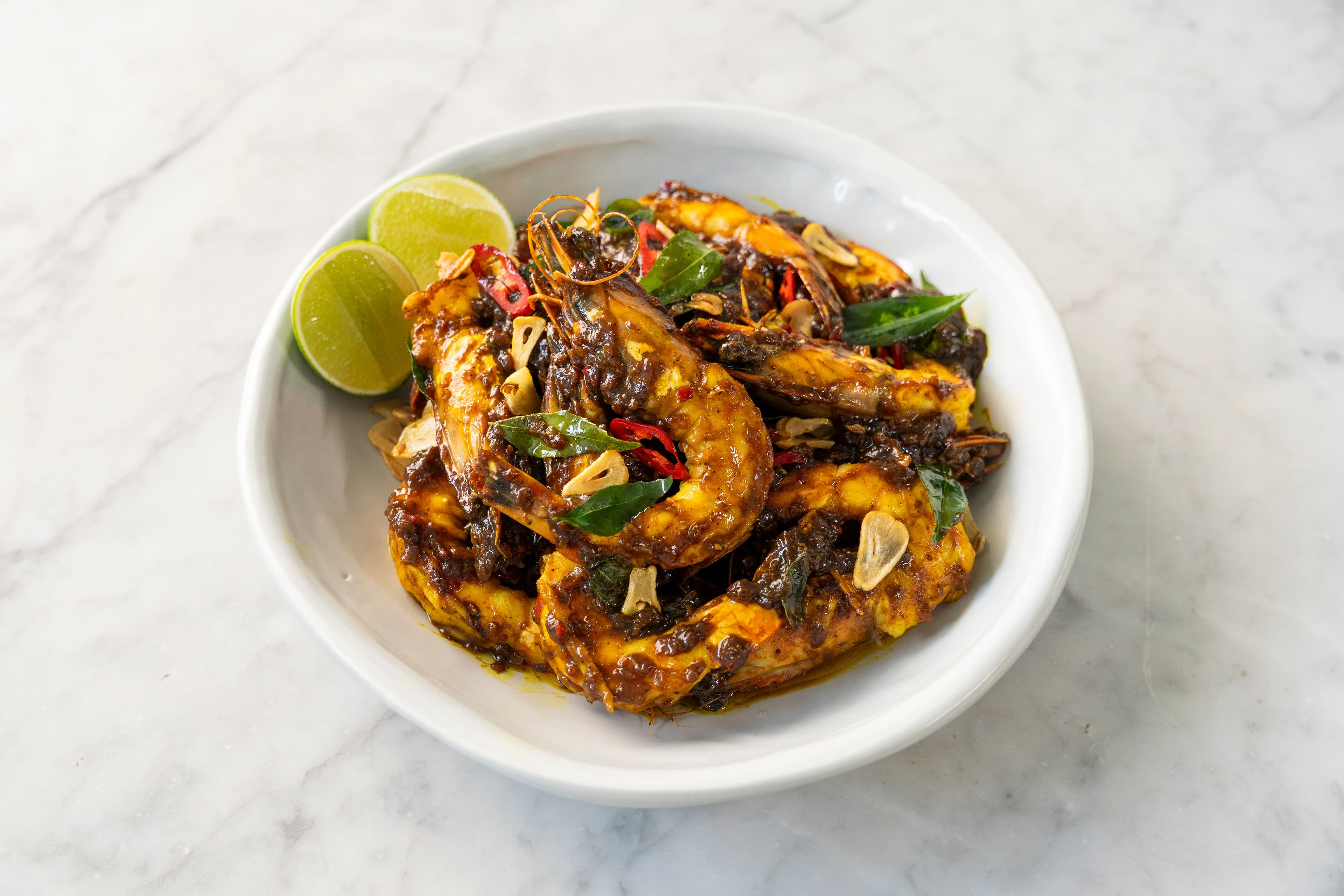 Curried Prawns