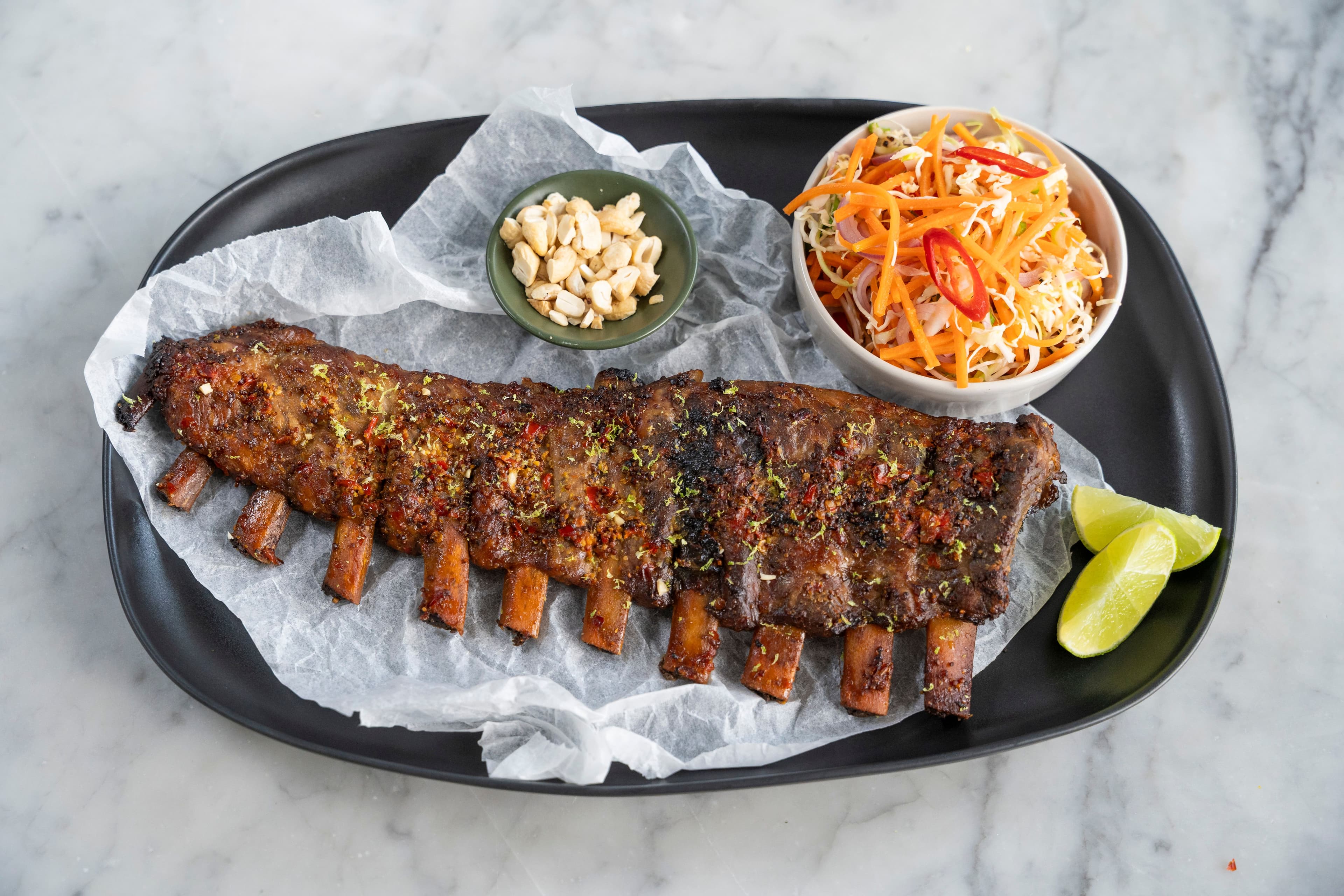 Baby Back Ribs with Asian Slaw recipe preview