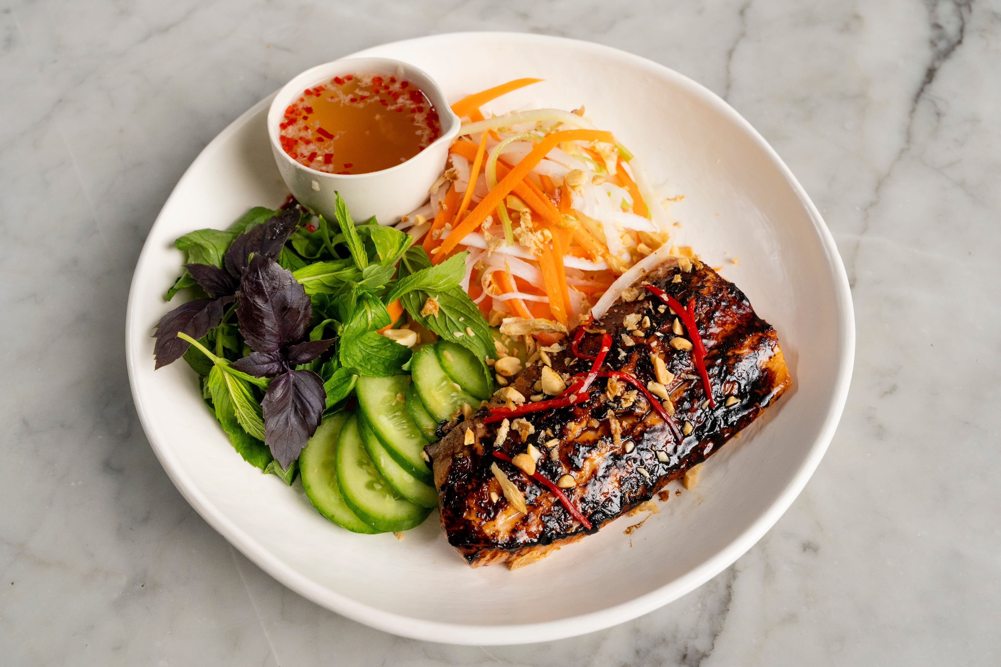 Chargrilled Trout Salad recipe preview