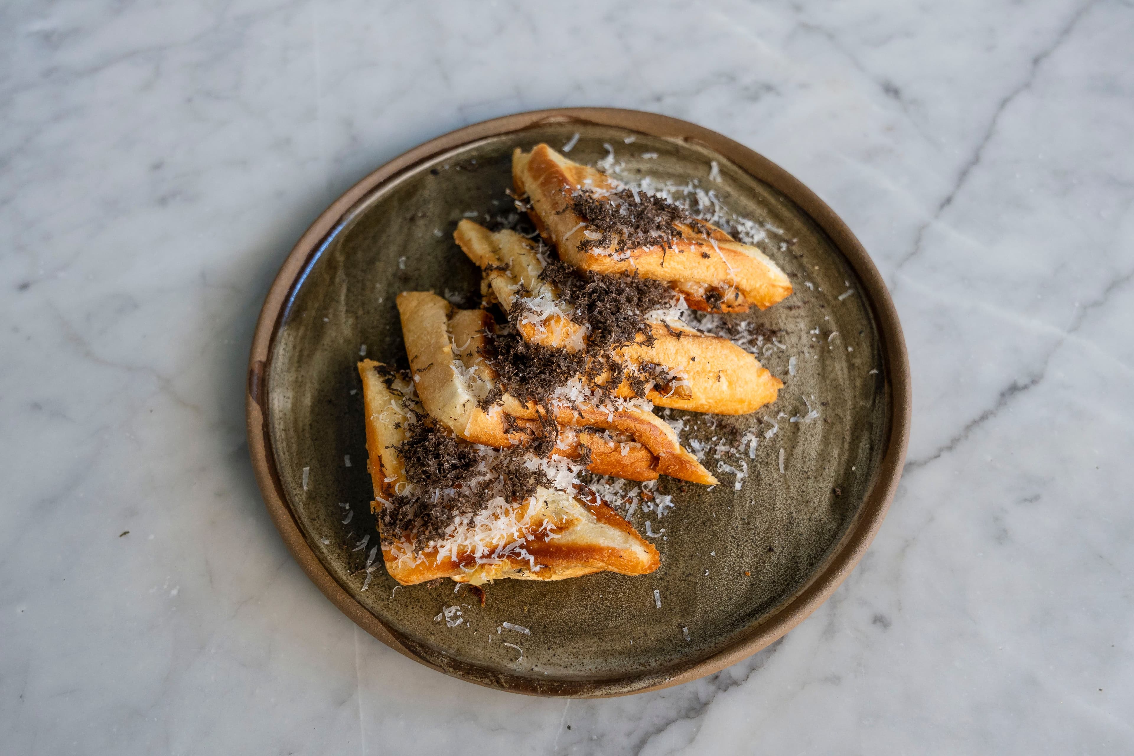 Baked Bean, Fresh Truffle and Cheese Jaffle recipe preview