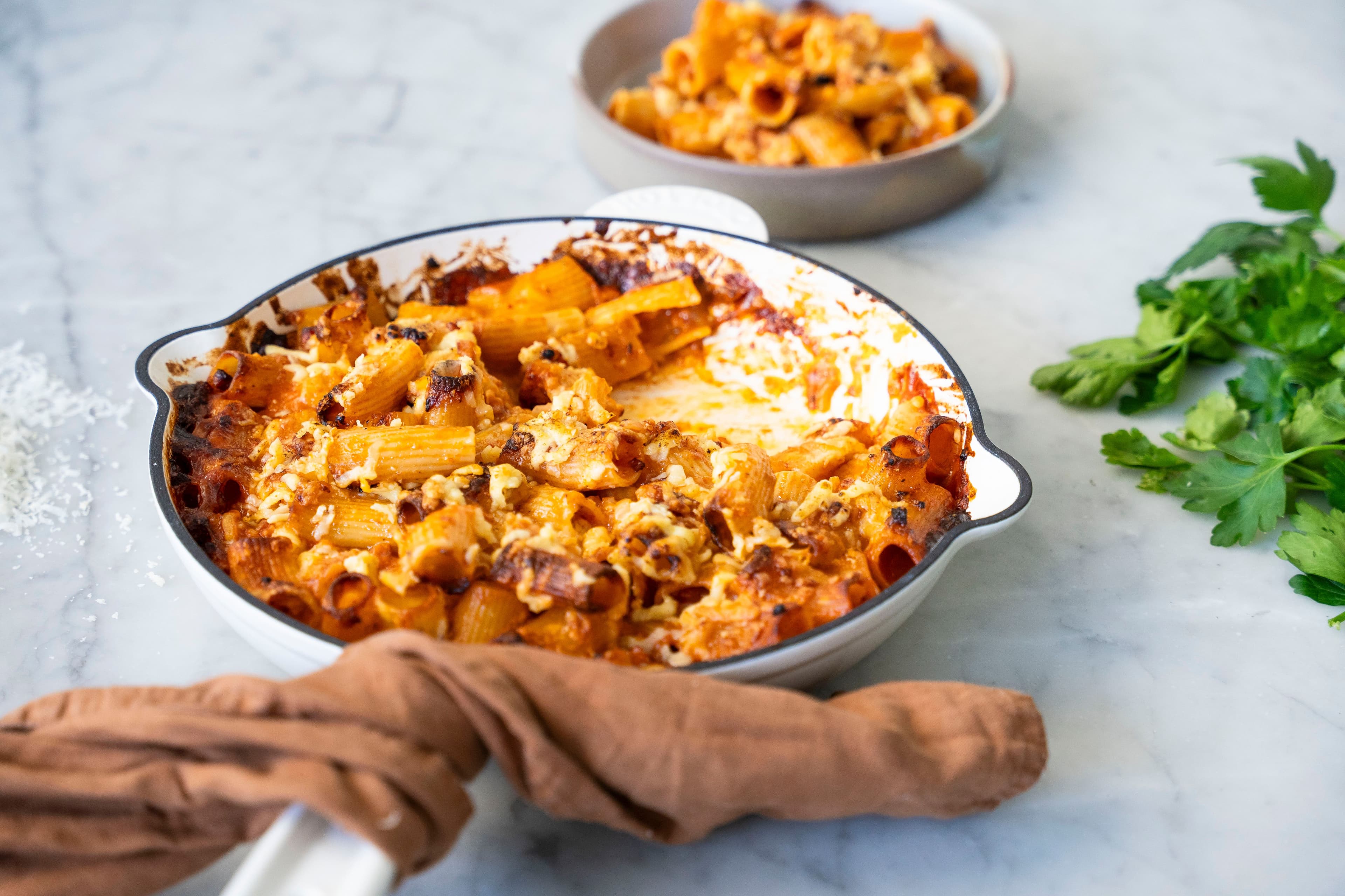 Creamy Bacon and Cheese Macaroni Bake recipe preview