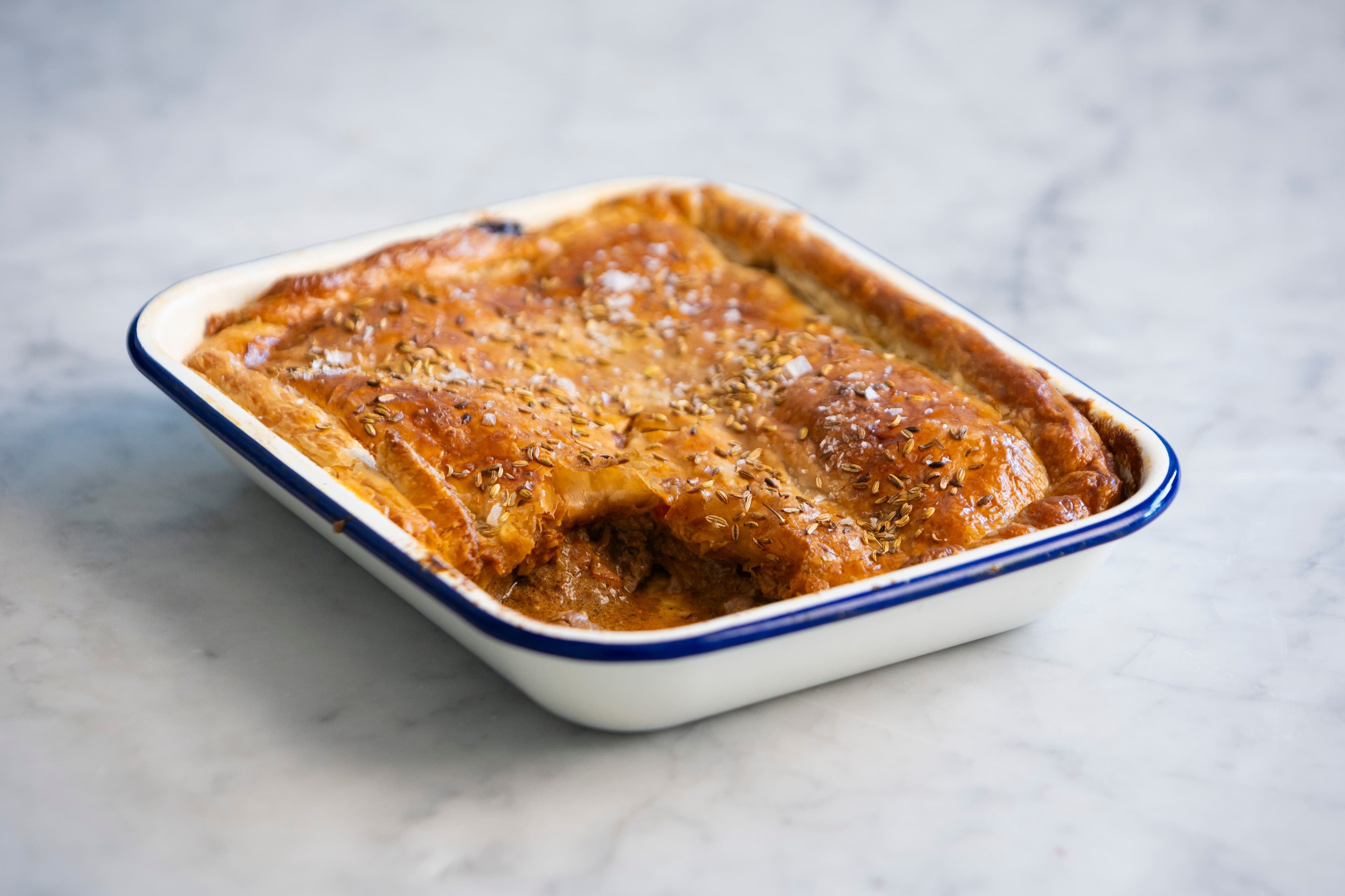 Lamb Korma Curry Pie recipe preview