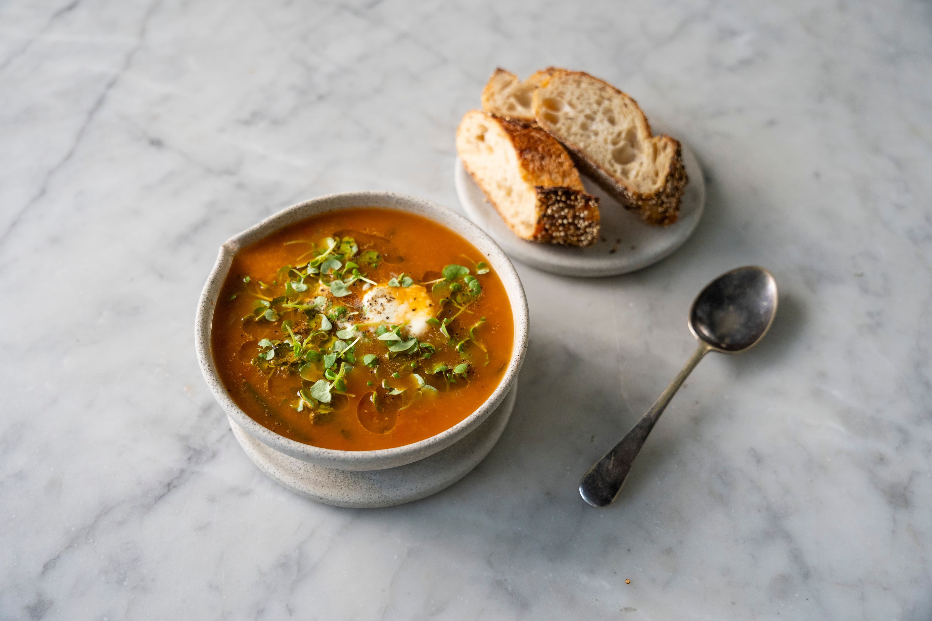 Piri-piri Chickpea Soup recipe preview