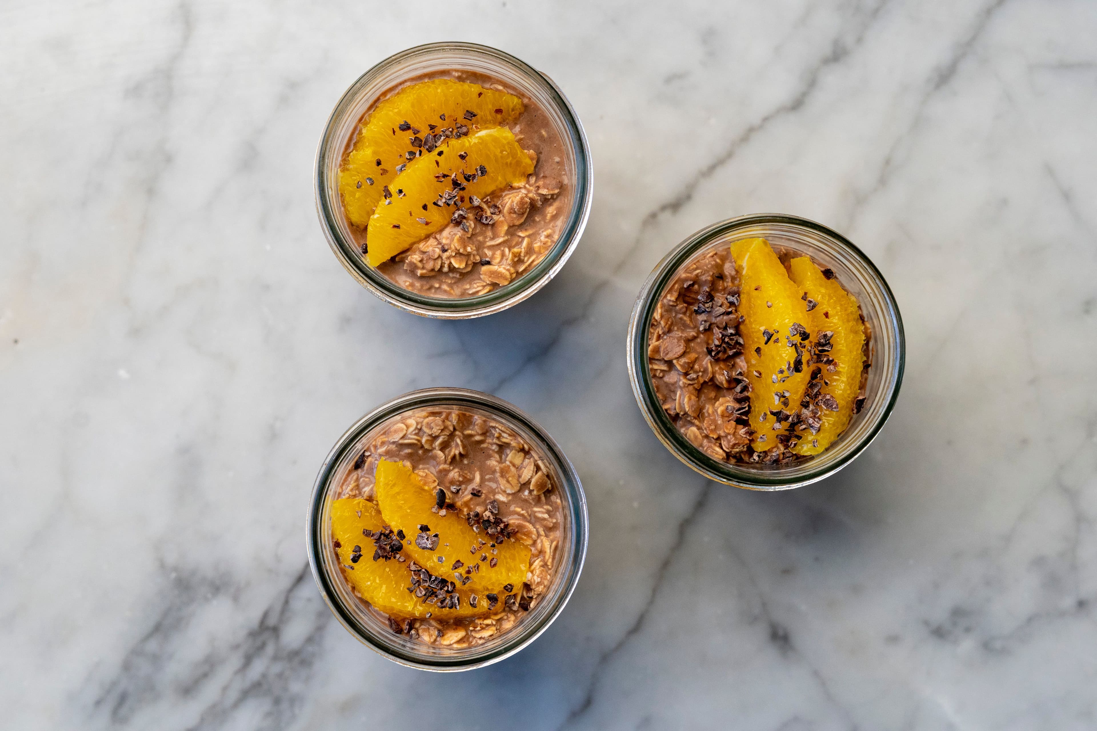 Dark Chocolate and Orange Over Night Oats