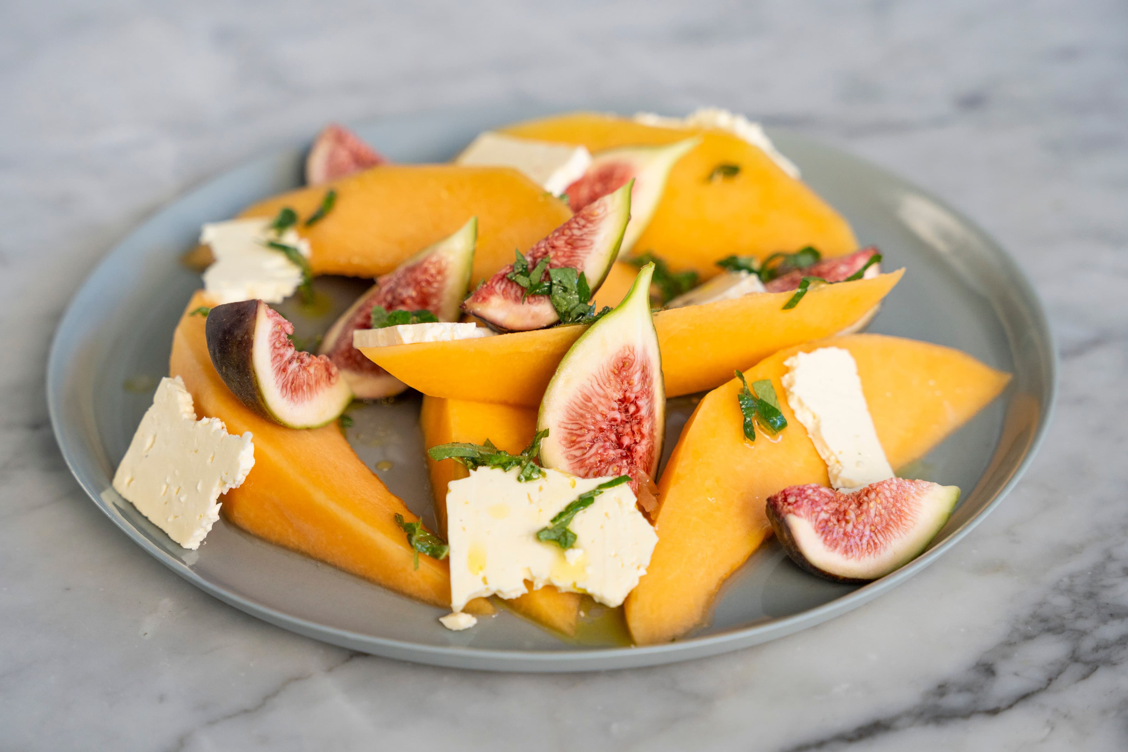 Rockmelon Fig and Feta Salad recipe preview