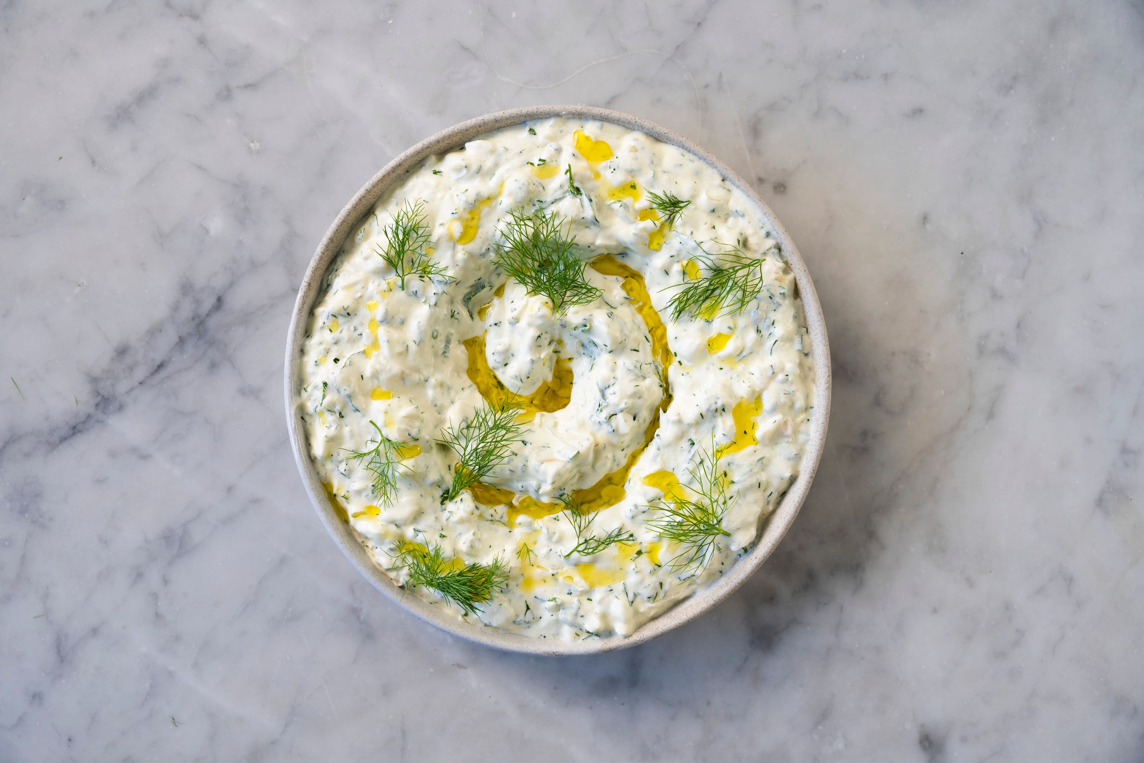 Roasted Garlic and Fennel Tzatziki