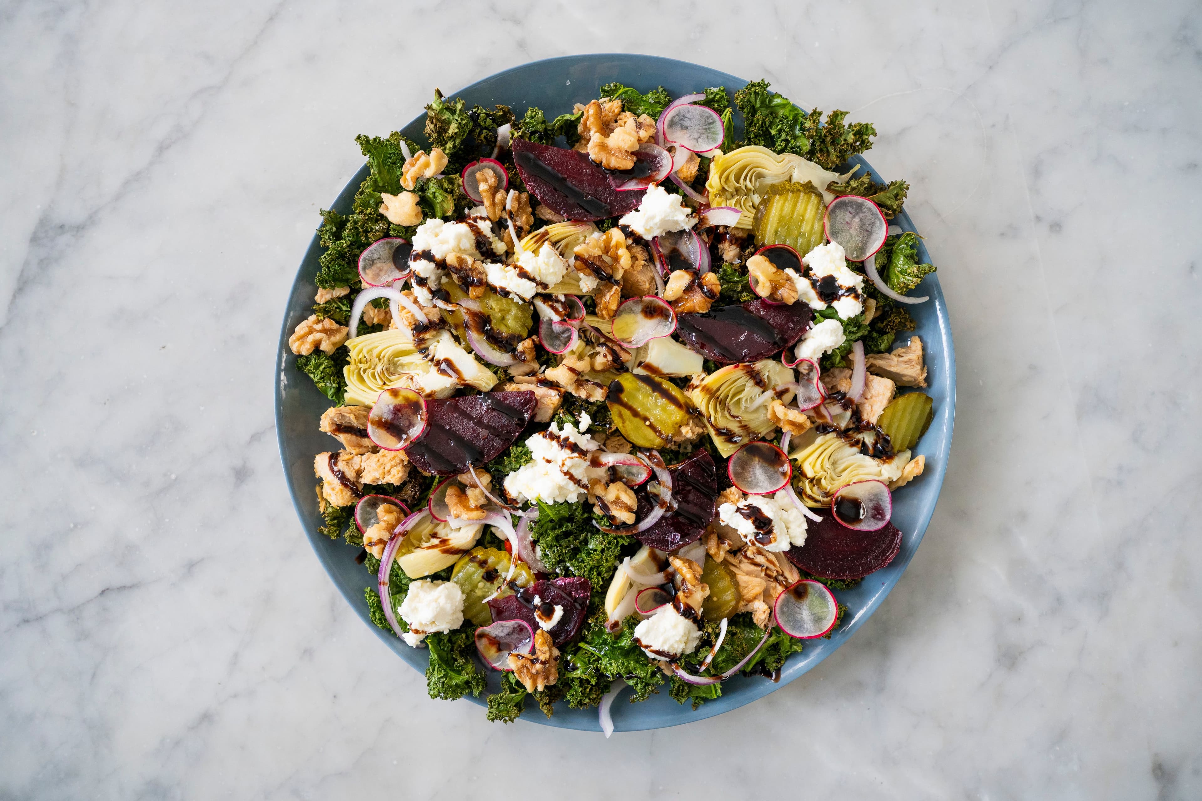 Kale, Beetroot and Tuna Salad