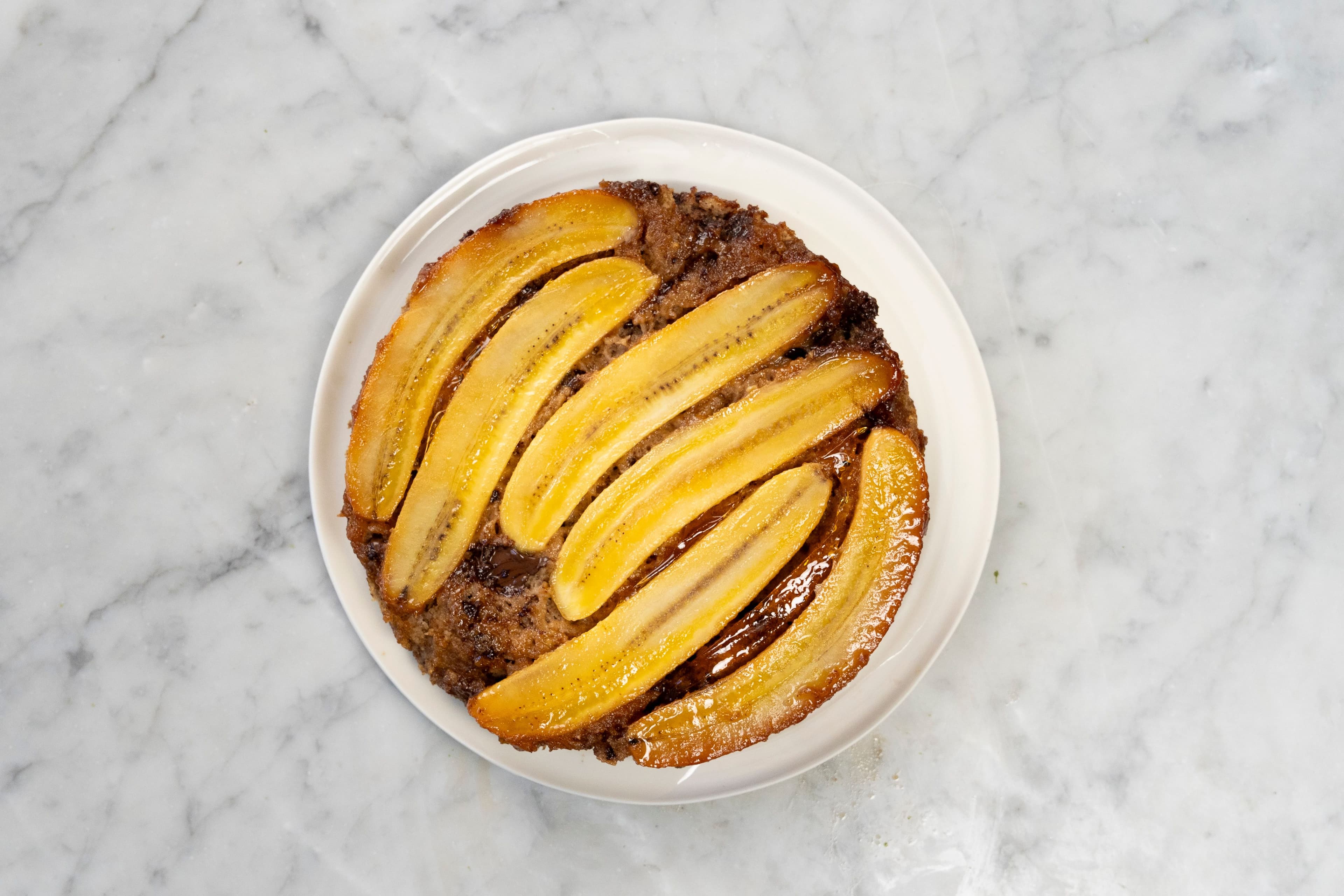 Caramel Banana Cake
