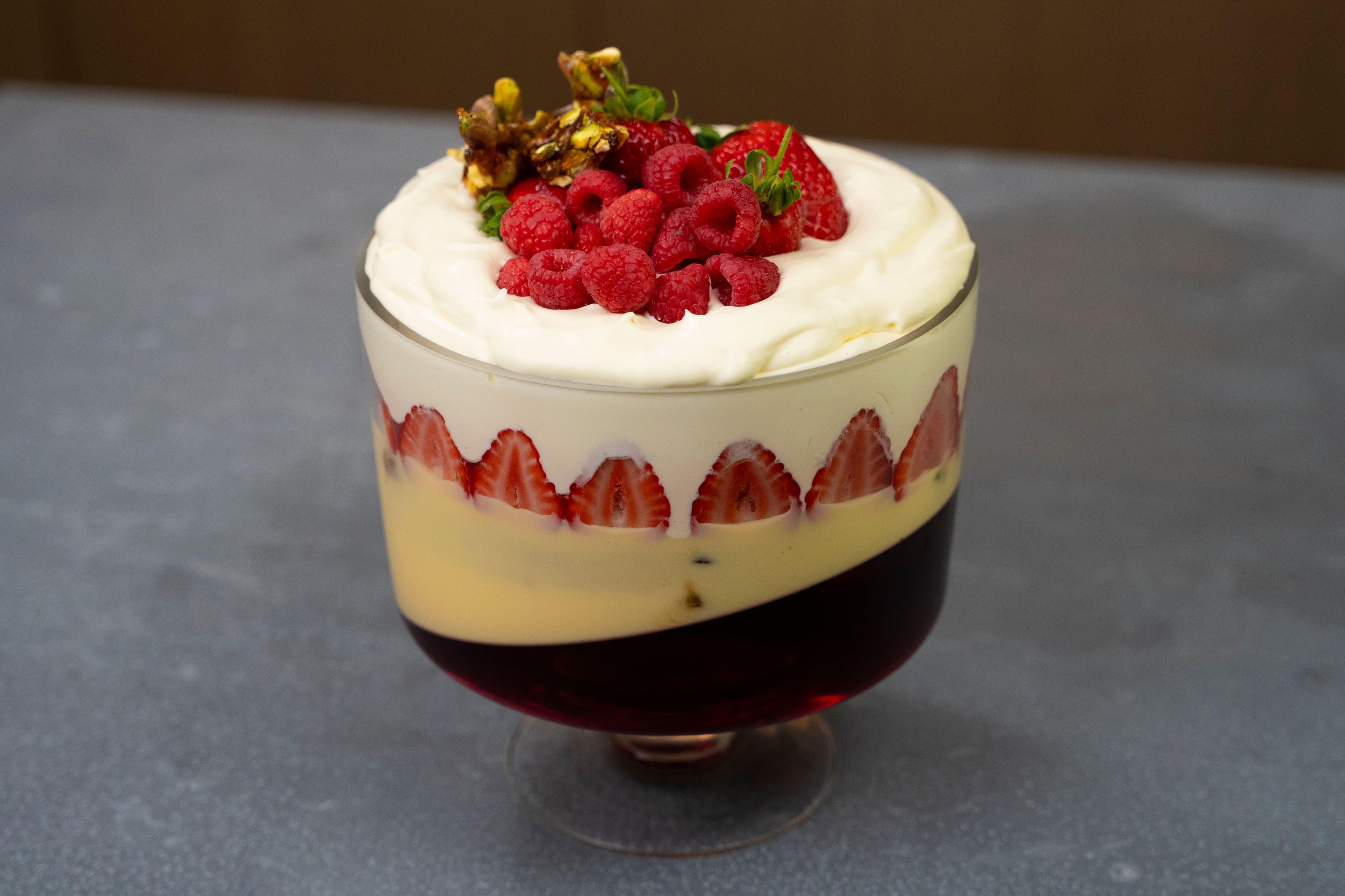 Berry & Pistachio Trifle recipe preview
