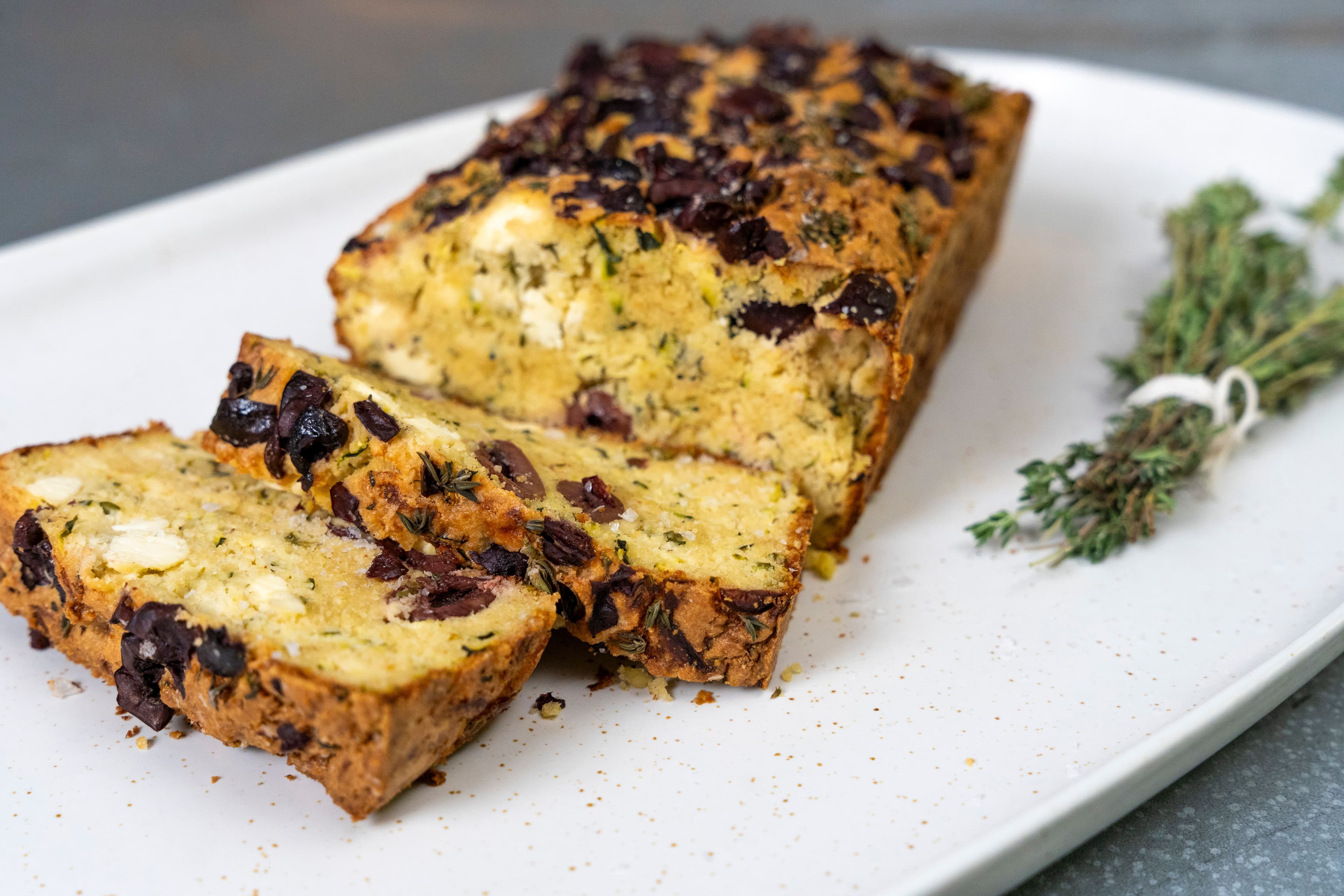 Zucchini Olive and Feta Loaf (GF) recipe preview