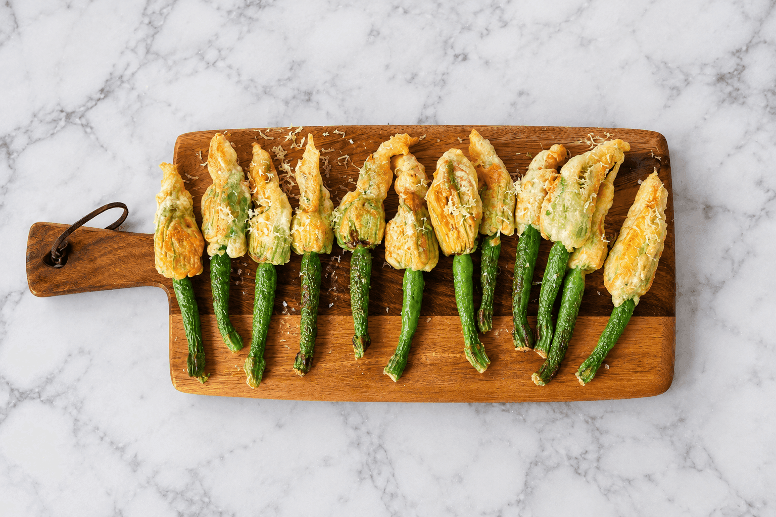 How to make Stuffed Zucchini Flowers