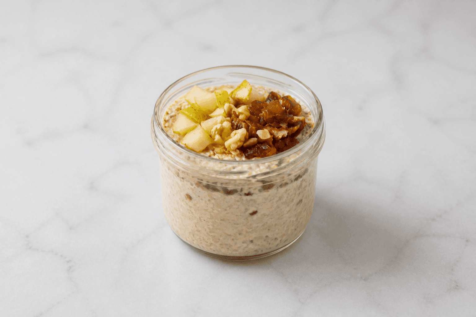 Pear, Walnut and Date Bircher Muesli recipe preview