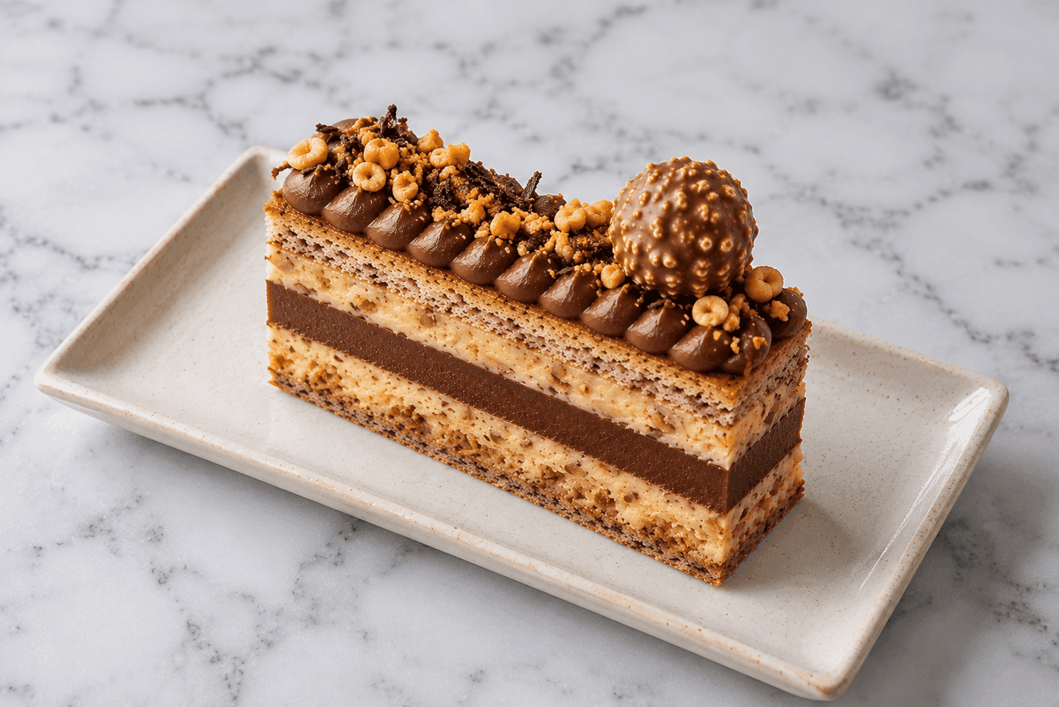 Ferrero Rocher Dacquoise