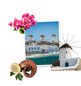 Mykonos guide artwork