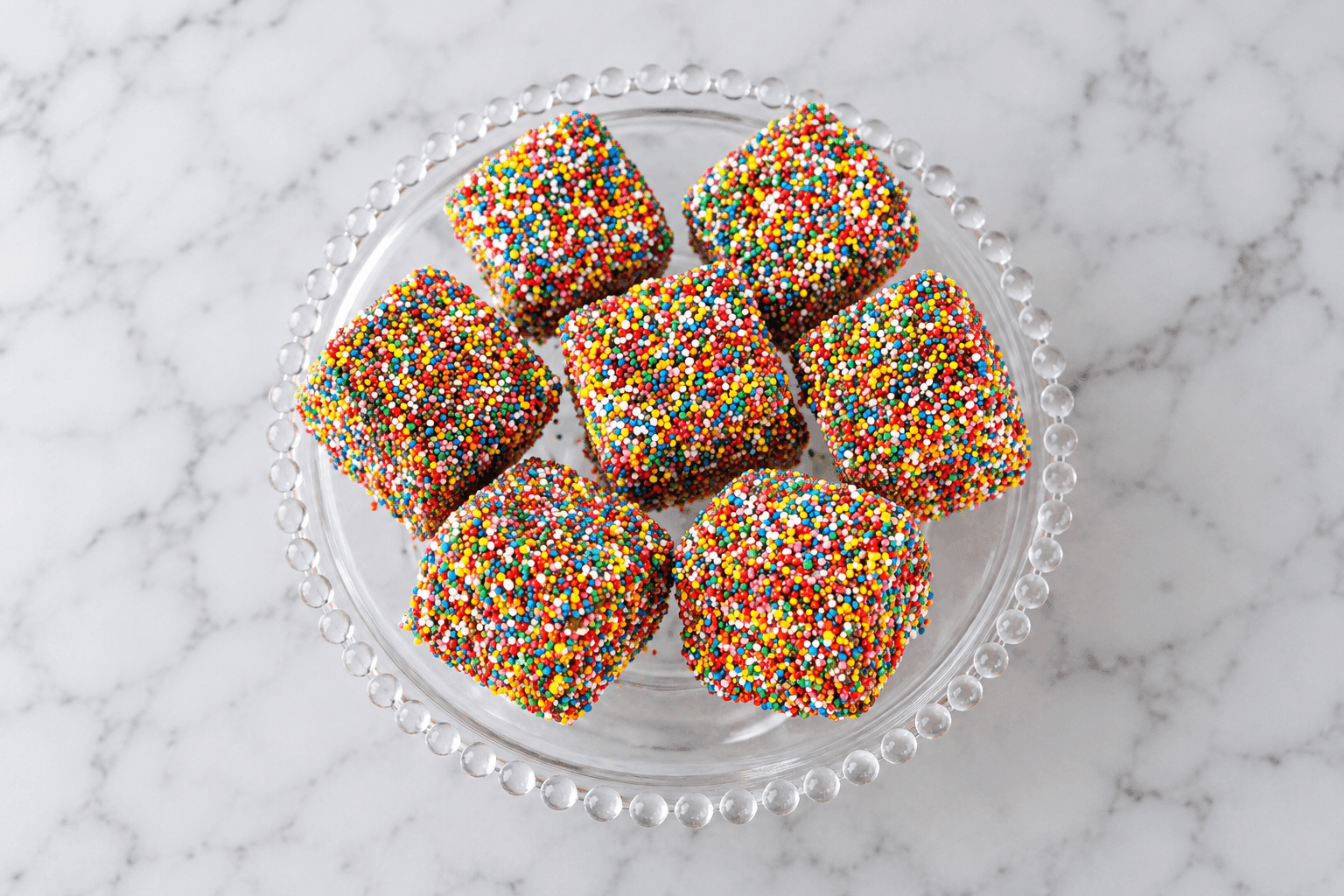 Fairy Bread Lamingtons