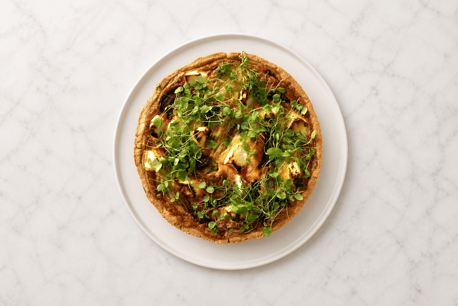Braised Fennel, Goat Cheese, Dill and Sage Tart recipe preview