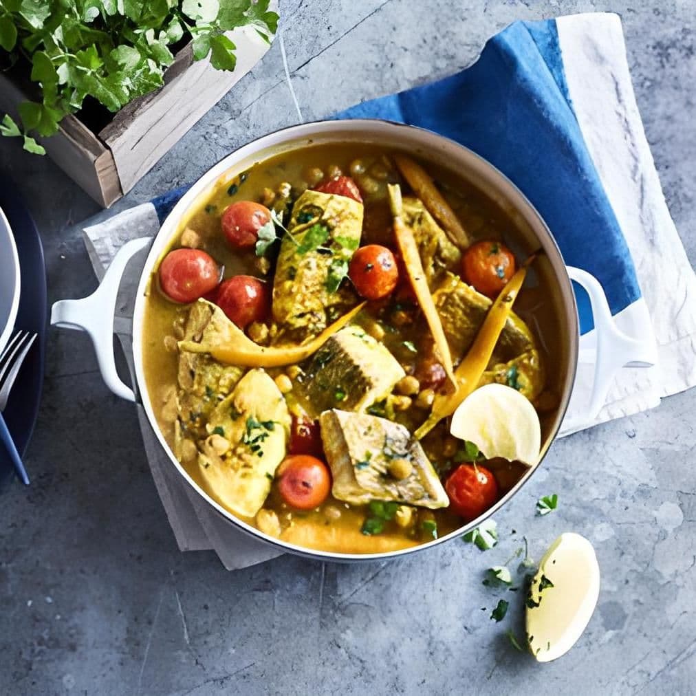 Snapper Tagine with Chickpeas recipe preview