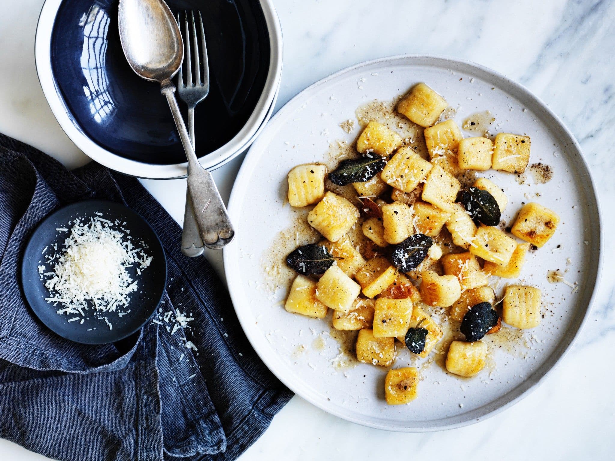 Potato Gnocchi with Burnt Butter and Sage