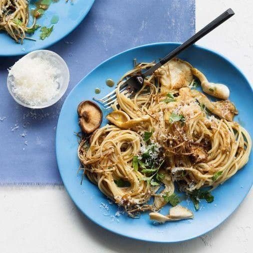 Wild Mushroom Spaghetti