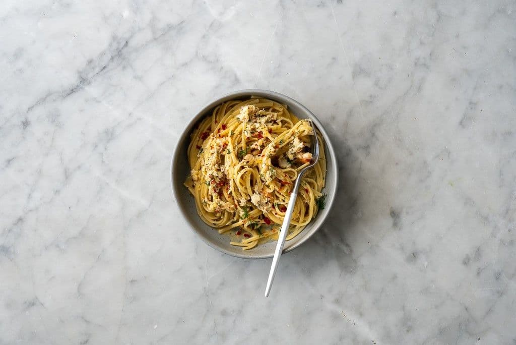 Chilli, Tuna, Lemon and Garlic Spaghetti recipe preview