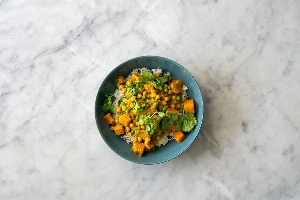 Quick Pumpkin and Chickpea Korma