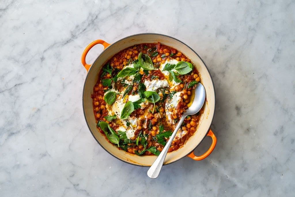 One-pan Piri-piri Chickpeas recipe preview