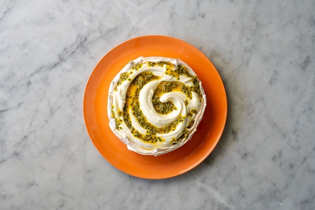 Classic Passionfruit Pavlova