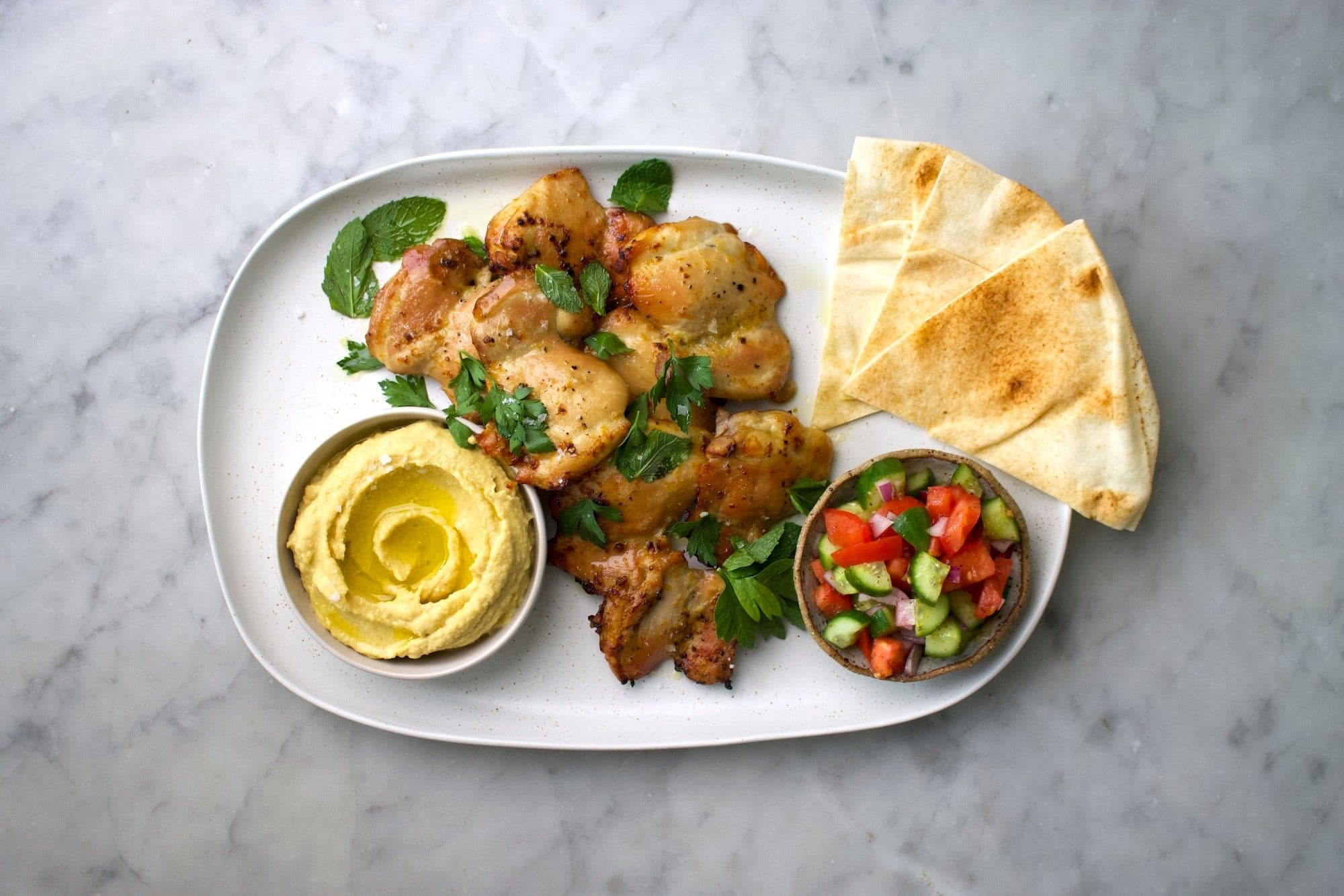 Lebanese style lemon chicken recipe preview