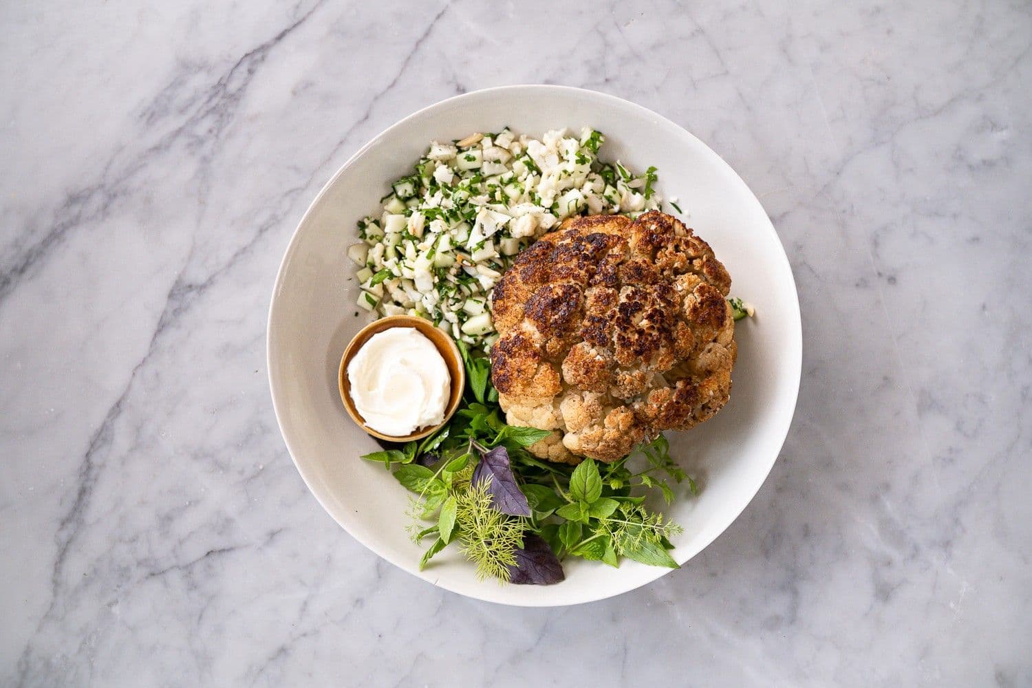 Braised and Charred Cauliflower